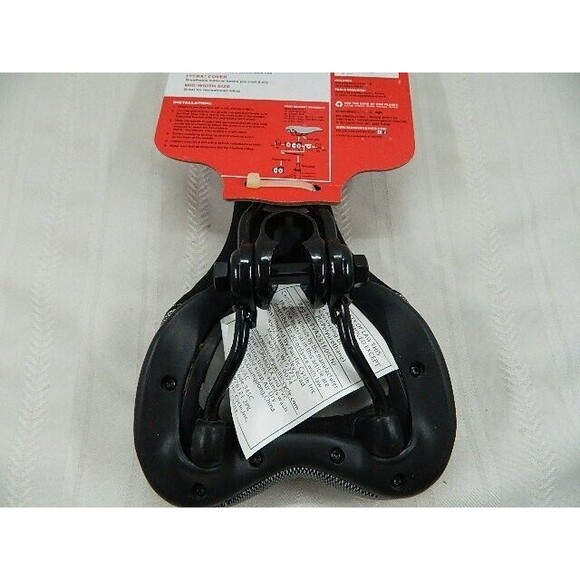 Schwinn Bicycle Seat Extra Soft Medium Wide Comfort, Cut Away Center Channel - Picture 4 of 11